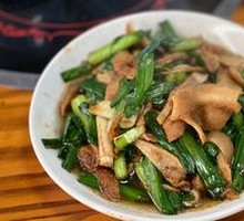 Stir-fried羊肚 with Leek