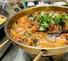 Chicken Stewed with Mushrooms and Vermicelli