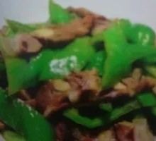 Green Pepper and Lamb Stir-fry