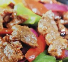 Grilled Beef on Iron Plate
