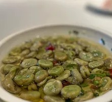 Oil-Poured Broad Beans
