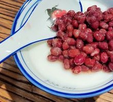 Red Bean Double-Layer Milk Pudding