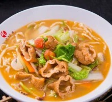 Garlic Pork Intestine Noodles