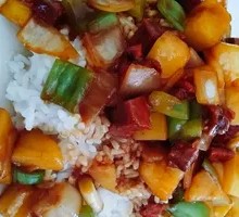 Beef and Potato Rice Bowl
