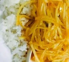 Stir-fried Green Pepper and Potato Noodles with Rice