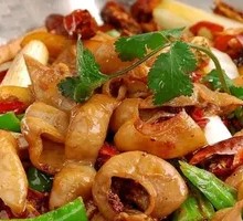 Spicy Pork Intestines Stir-fry
