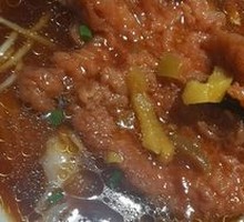 Pork Cutlet with Pickled Vegetable and Pork Noodles