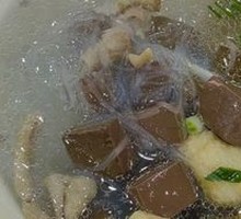 Chicken and Duck Blood Soup