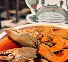 Sauced Blue Crab