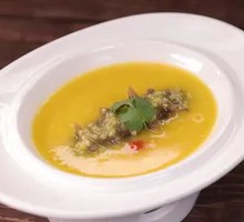 Golden Soup Shark's Fin with Millet