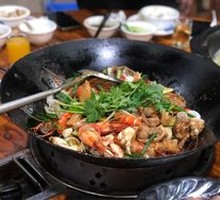 Chicken Shrimp Crab Stew