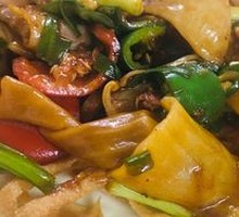 Sizzling Goose Intestine Head