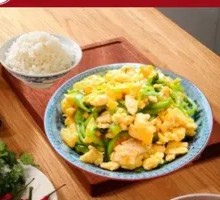 Egg with Green Pepper