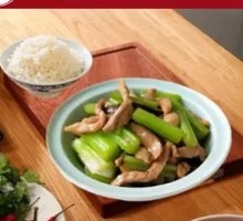Stir-fried Celery with Pork