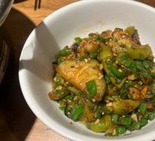 Pan-fried Eggplant with Green Pepper