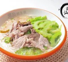Bitter Melon Lemon Lean Meat Soup Noodles