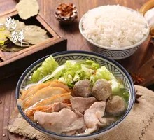 Shantou Beef Balls Soup Rice