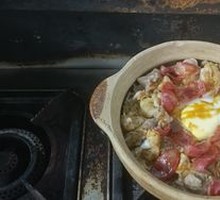 Beef, Chicken, Ham Sausage, and Pork Ribs