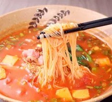 Tomato Beef Noodle Soup