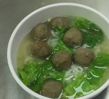 Ox Tendon Meatball Noodle Soup