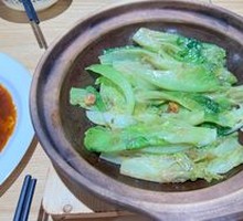 Shrimp Paste Stir-fried Lettuce