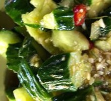Chopped Garlic Cucumber