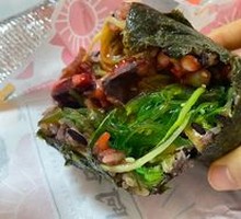 Sea Algae and Octopus Rice Ball
