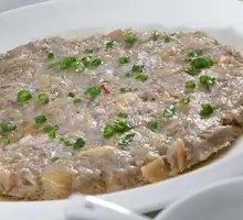 Mei Cai Pork Patty Steamed Rice