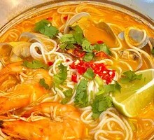 Tom Yum Seafood Noodle Soup