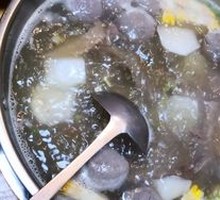 Beef Meatball Soup