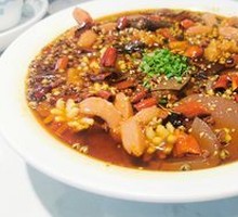 Spicy Dan Dan Noodles with Blood Sausage