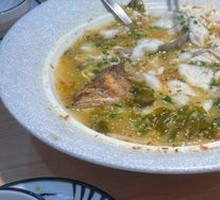 Signature Bitter Orange Fish with Pickled Cabbage