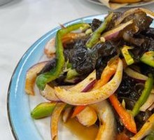 Cold-mixed black fungus