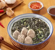 Beef Ball and Nori Soup