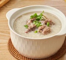 Pork and Salted Pork Rib Rice Porridge