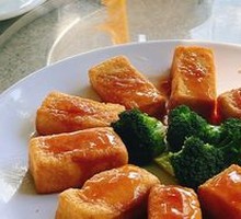 Braised Tofu in Abalone Sauce