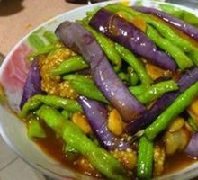 Eggplant and Green Beans Stir-fry