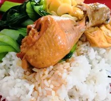 Braised Chicken Leg Rice
