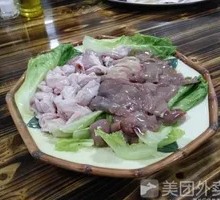 Lean Pork and Rice Noodle with Blood Sausage