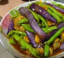 Eggplant and Green Beans Stir-fry