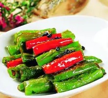 Braised Pepper with Tiger Skin
