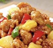 Sour Pork with Pineapple