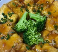 Braised Tofu in Abalone Sauce
