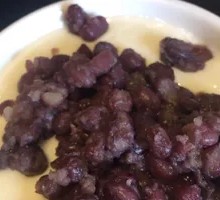 Red Bean Double-Layer Milk Pudding