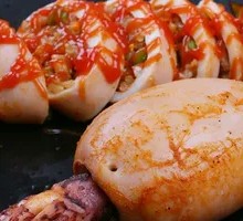 Squid Rice Roll
