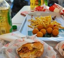 Spicy Chicken Leg Burger