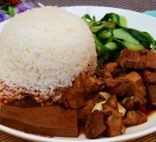 Steamed Spare Ribs with Fermented Black Beans Rice