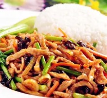 Fish-Flavored Shredded Pork Rice