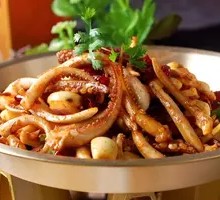 Pan-fried Squid Tentacles