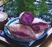Steamed Purple Sweet Potato